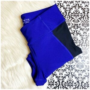 Under Armour size S heatgear colorblock compression athletic workout capri pants